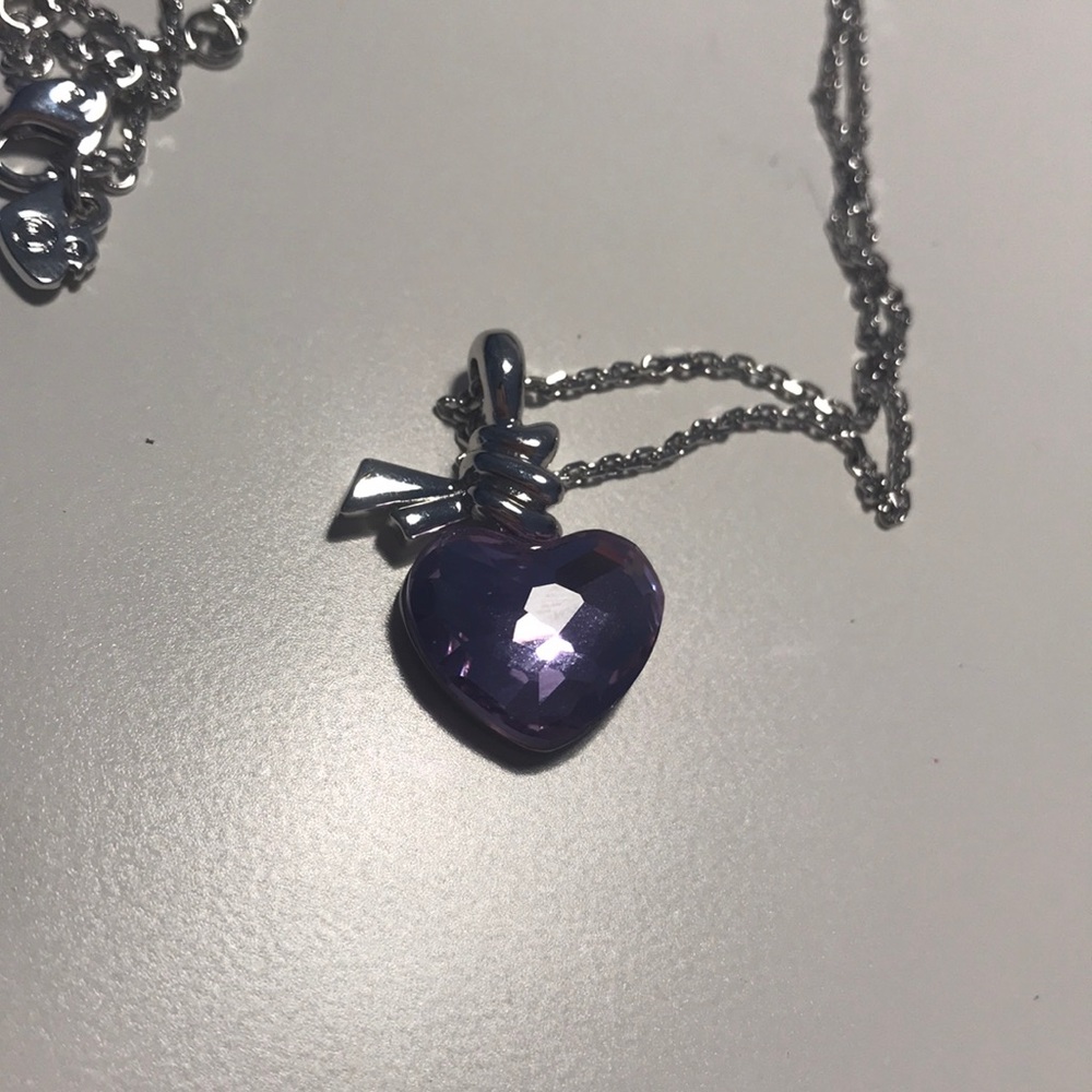 Swarovski Purple Heart Necklace